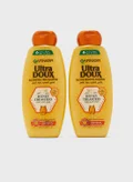 garnier Ultra Doux - Honey Treasures Shampoo 400ml + Shampoo 400 ml, Savings 32%