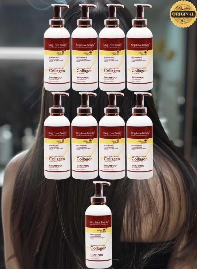 كينج 9 قطع كينج لوف بيوتي شامبو للشعر بالكولاجين 800 مل - Image 1