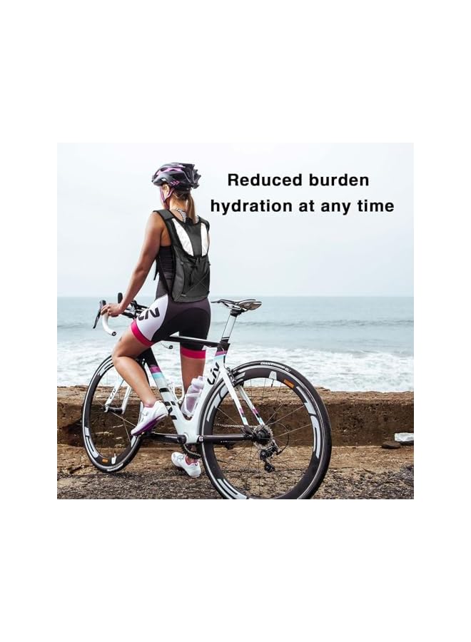 PROMASS Hydration Backpack Adjustable Vest, Splashproof Shoulder Bag Cycling Backpack For Men & Women, Running Backpack With Night Reflective Strip Outdoor Bicycle Riding Hiking Mountaineering Touring - Image 2