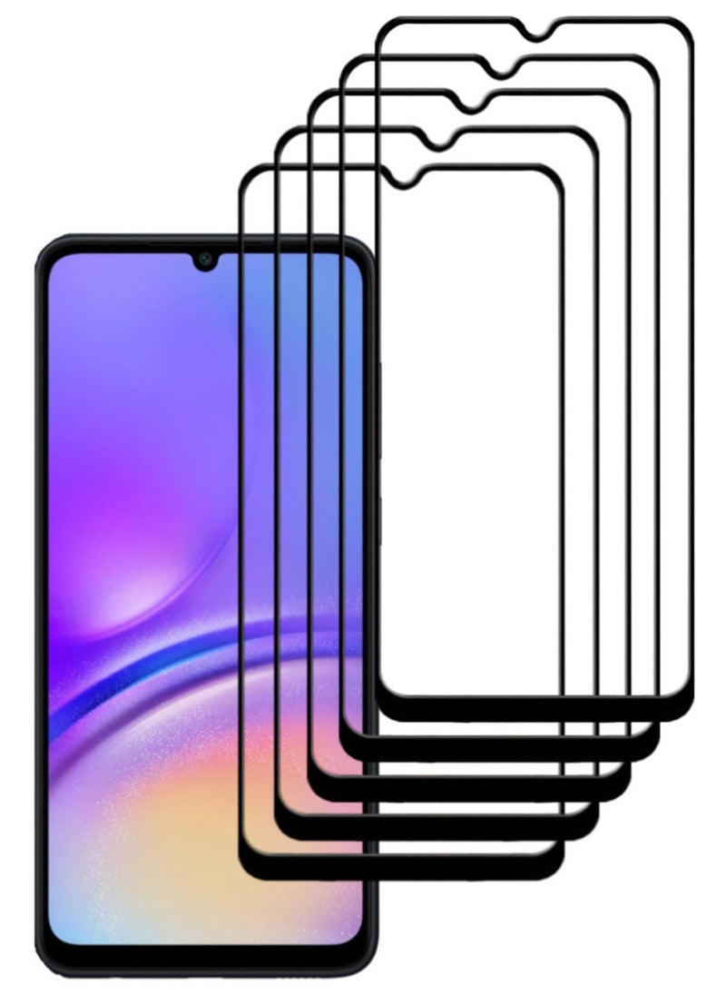 ACLIX 5 Pieces Antistatic ESD Dustproof Premium Quality High Definition Tempered Glass Screen Protector Designed For Samsung Galaxy A05 - Image 1