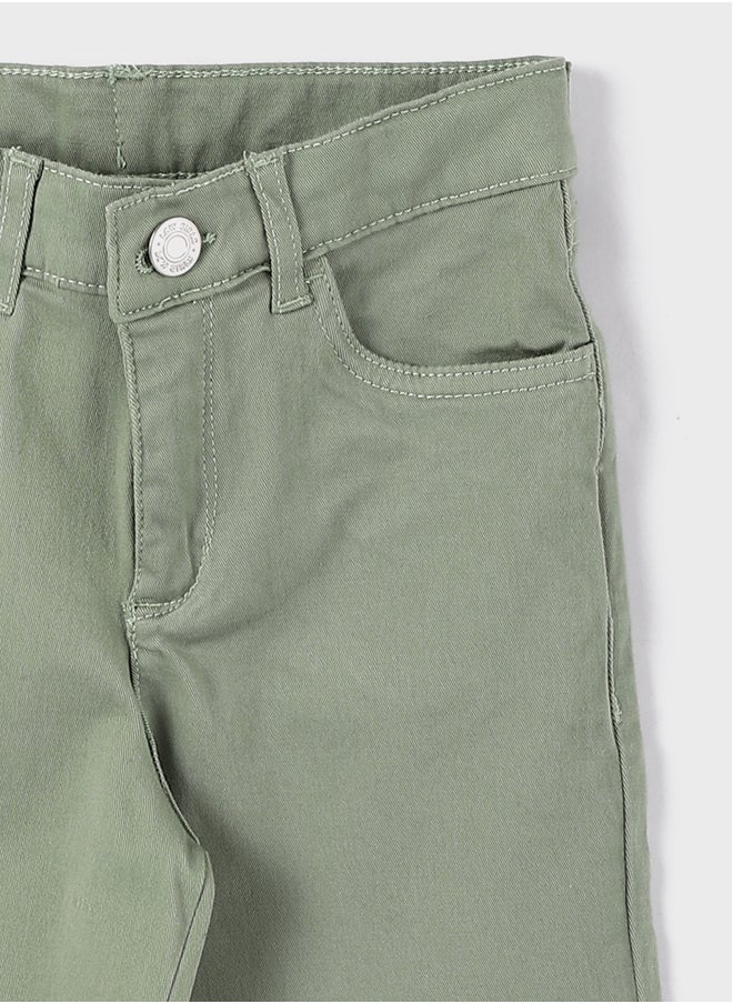 LC WAIKIKI - Basic Bell-Bottoms Gabardine Girl Trousers - Image 1