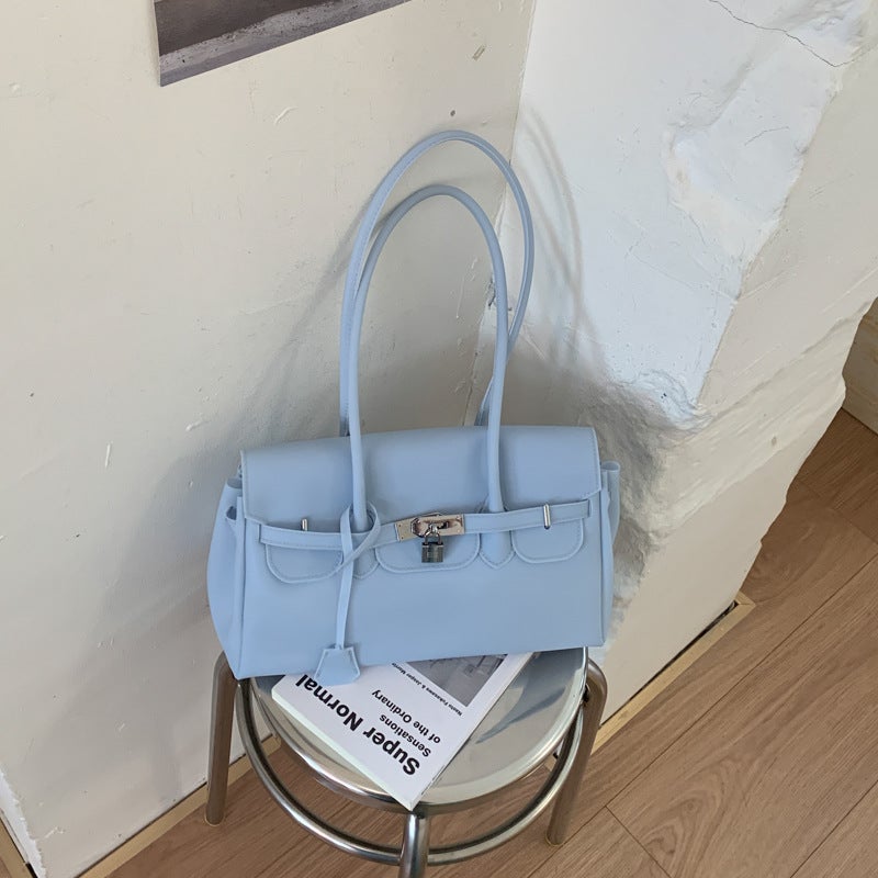 MuYe Kiikii Style PVC Jelly Tote Bag for Women 2026 Summer Commuter Large Capacity Shoulder Handbag - Image 1