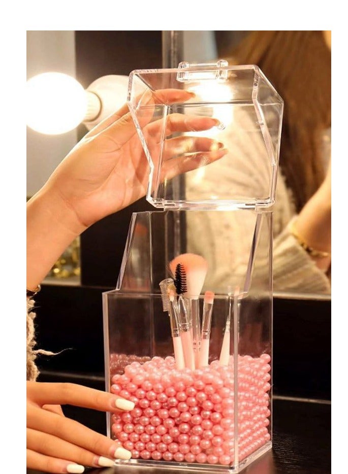 Brush organizer Unbreakable acrylic takes He talks a lot and organizes the hairstyle Pure acrylic without impurities - Image 2