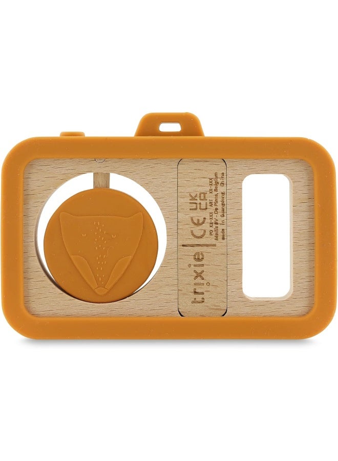 Trixie Wooden Silicone Baby Camera - Mr. Fox - Image 3