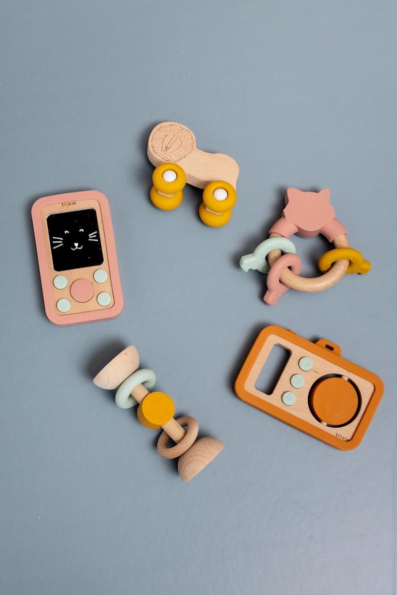 Trixie Wooden Silicone Baby Camera - Mr. Fox - Image 4