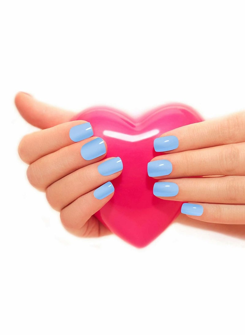 Captaintech Nail Stickers Nail Polish Strips Full Nail Art Accessories Nail Wraps Self-Adhesive Pure Color Nail Decals for Women Girls DIY Nail Art 14 Sheets 224 Pieces (Colors Random) - Image 2