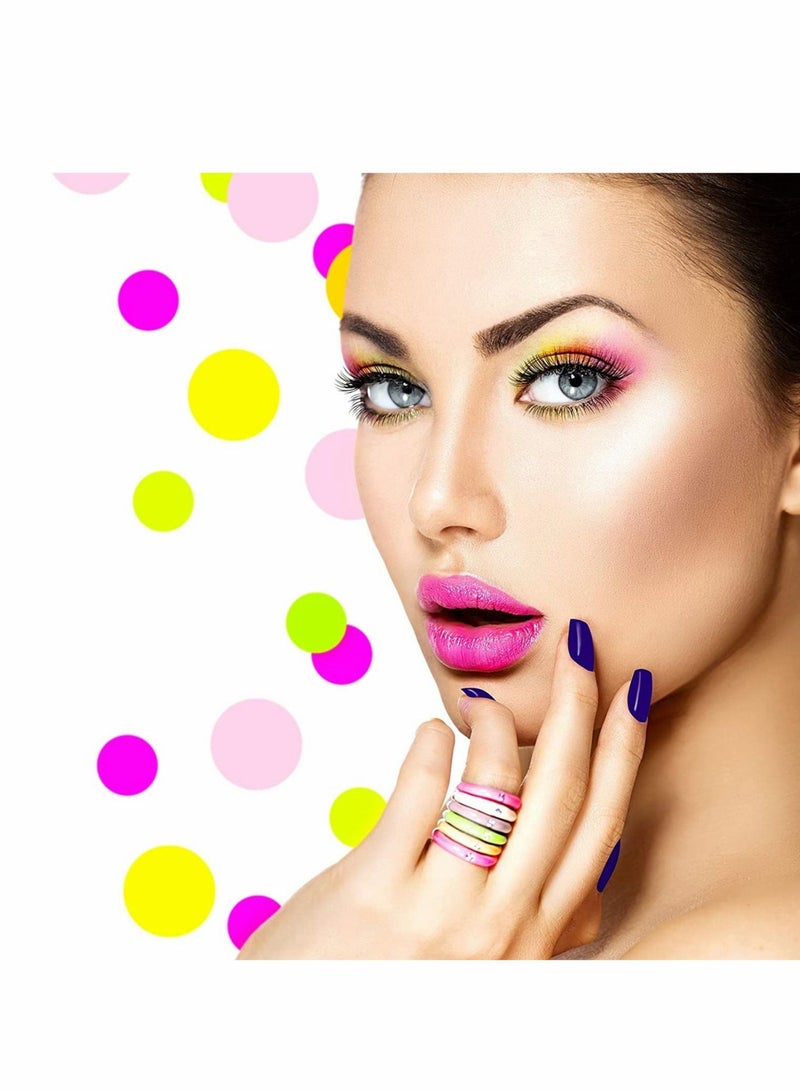 Captaintech Nail Stickers Nail Polish Strips Full Nail Art Accessories Nail Wraps Self-Adhesive Pure Color Nail Decals for Women Girls DIY Nail Art 14 Sheets 224 Pieces (Colors Random) - Image 4