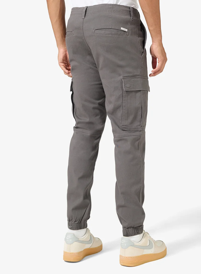 JJ Rebel Casual Slim Fit Cargo Pants