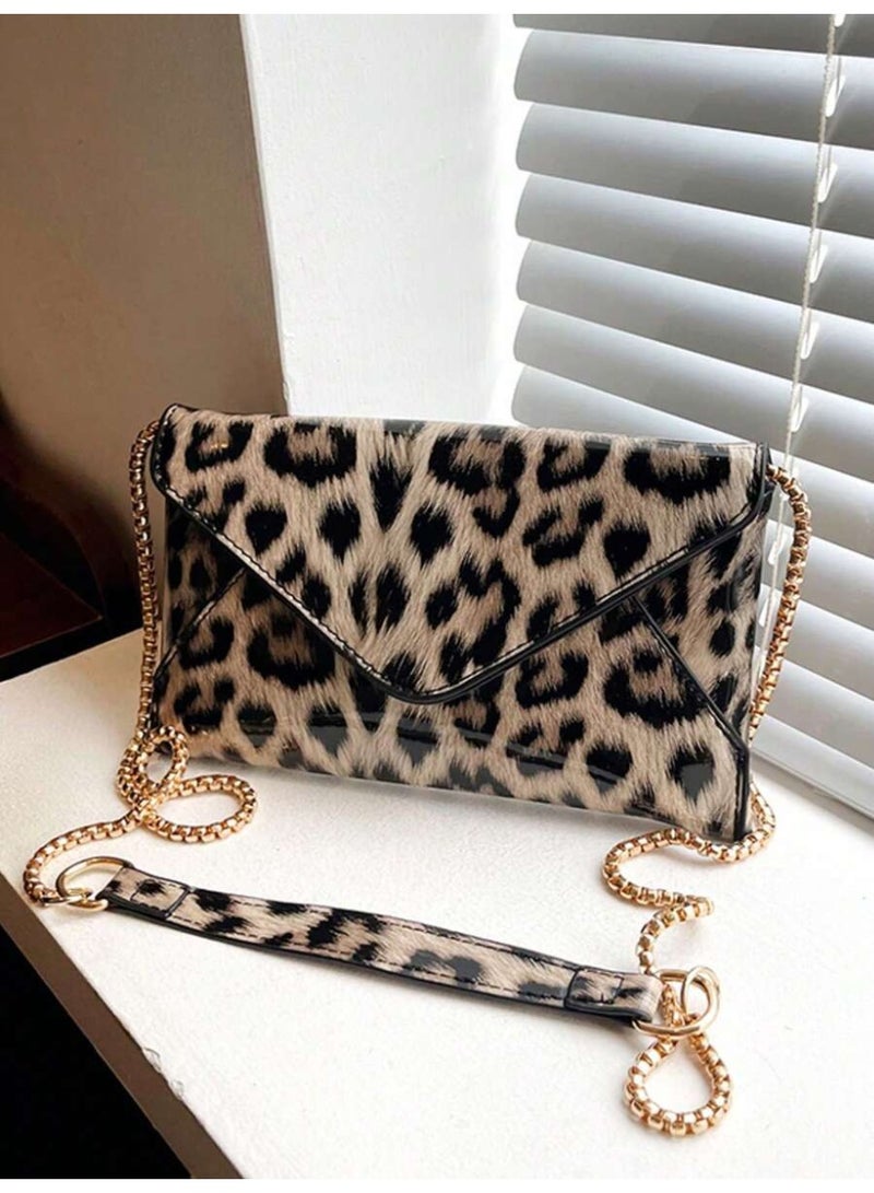 Shein Small women's handbag and shoulder bag with a luxurious gold chain  multiple pockets for cards and money with an internal zipper - high-quality material - ideal for daily use, occasions and evenings - Image 1