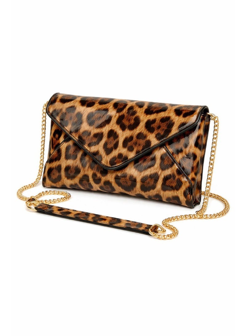 Shein Small women's handbag and shoulder bag with a luxurious gold chain  multiple pockets for cards and money with an internal zipper - high-quality material - ideal for daily use, occasions and evenings - Image 4