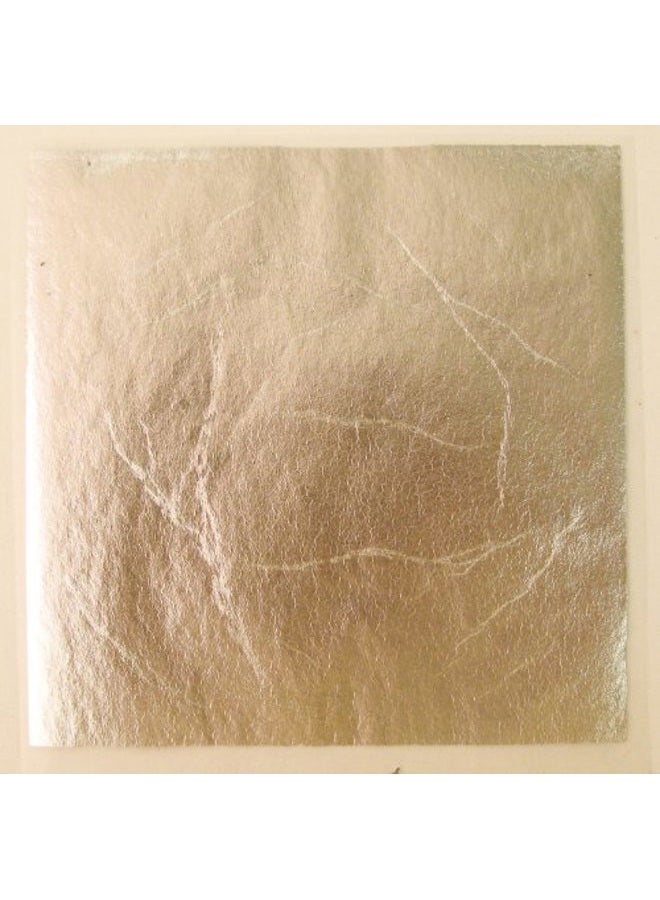 Speedball Art Products Mona Lisa Simple Leaf Metal x 5.5-inch 18 kg Silver, 18 Sheets - Image 2