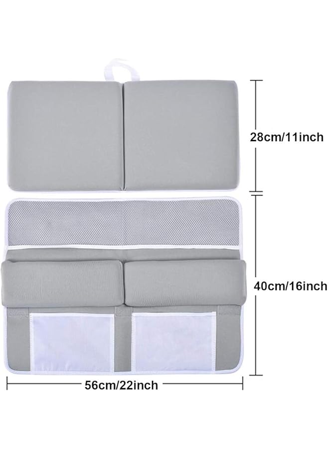 Excefore Baby Bath Kneeler And Elbow Rest Pad Set Foam Bath Kneeling Pad Neoprene Foam Bath Kneeling Pad For Bathing Baby With Bath Toy Storage For Tub Thick & Soft Quick Drying Non Slip - Image 5