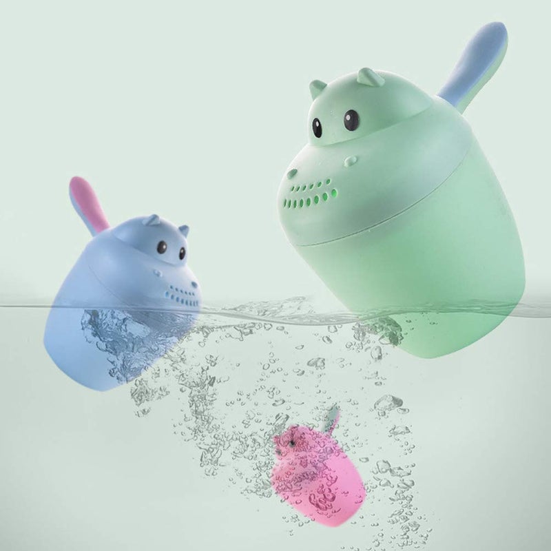 Shampoo Rinse Cup wash Hair Kids Baby Bath Shower Shampoo Scoops Sprinkler Bottle Cartoon Products - Image 4