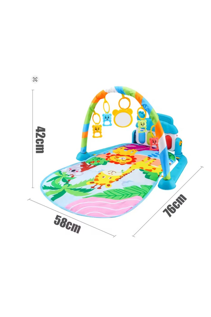 Large Baby Piano Mat with USB Charging by Mums Planet, Educational Musical Toys for Kids, Montessori Toys for Newborns, Valuable Gift for Kids _ Bed Toy _ Toys for Newborns _ Baby Toys _ Baby Play Mat _ Visual Stimulation Gift for Boys and Girls - Baby Play Mat