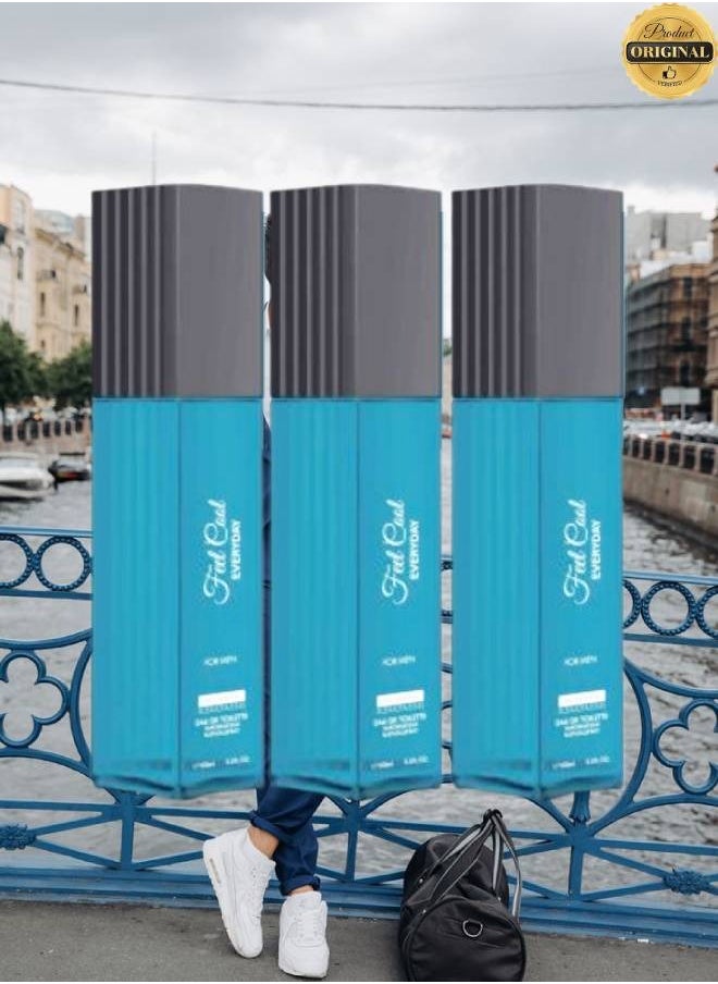 يو إف 3 قطع عطر فيل كول للرجال 100 مل  - Image 1