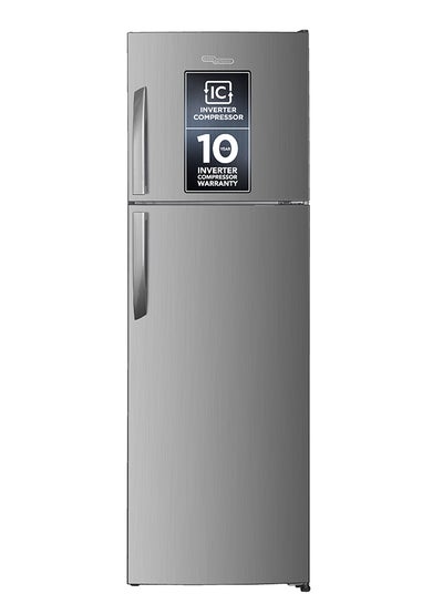 SUPER GENERAL 410L Gross Capacity & 334L Net Capacity Double Door Top Mount Refrigerator with Inverter Compressor, No Frost, Lock & Key, Quiet Operation, LED light, Inox, SGR410AN 410 L SGR410AN Inox