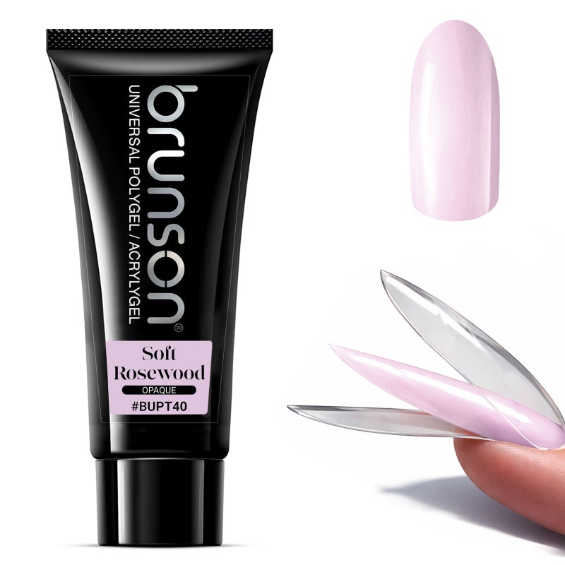 Polygel for Nails 100g- Brunson Universal Poly Gel Nail Builder Extension for Nail Art Design – High-Viscosity Builder Gel - Professional Acrygel for Nail Extensions | Sandwich Dual Form Technique