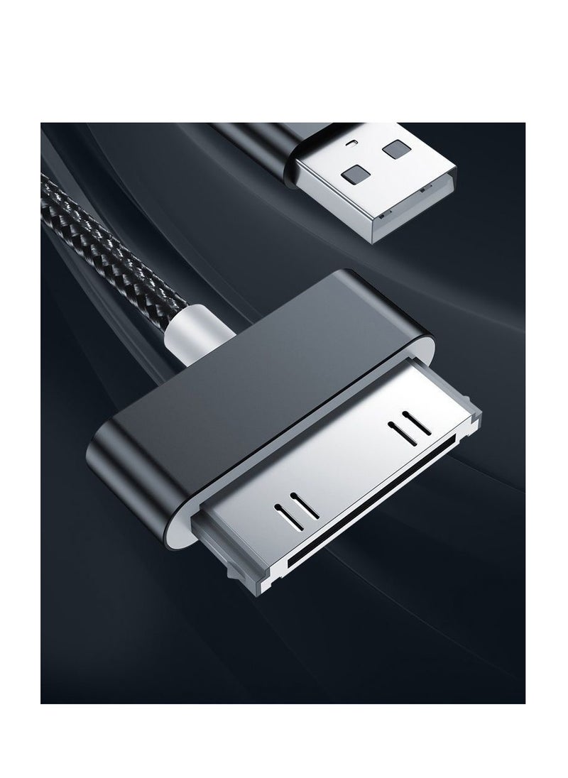 KENSUO USB Sync and Charging Cable for Apple iPhone 4/4s, iPhone 3G/3GS, iPad 1/2/3, iPod, 3.2 Feet，Black  - Image 5