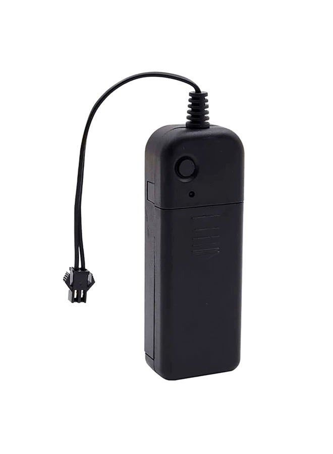 Ourbest Batter-y Box with 2-Pin Male Wire, Replacement powe-r case for EL Wire Extension Cable Line Wire - Image 1
