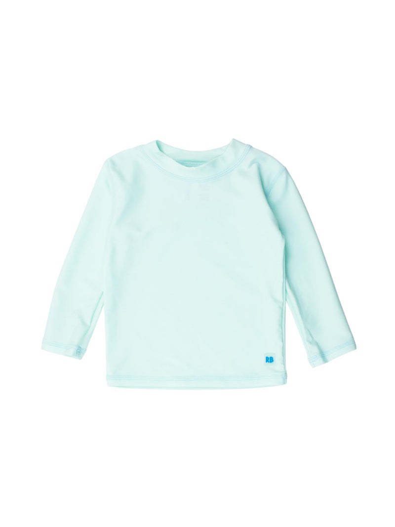 RUGGEDBUTTS BabyToddler Boys Long Sleeve Rash Guard Swim Shirt wUPF 50 Mint 3T - Image 2