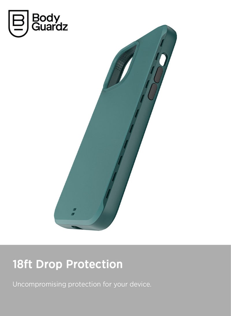 Bodyguardz Paradigm Pro for iPhone 15 PRO Case Cover compatible with MagSafe with Lanyard - Blue - Image 3