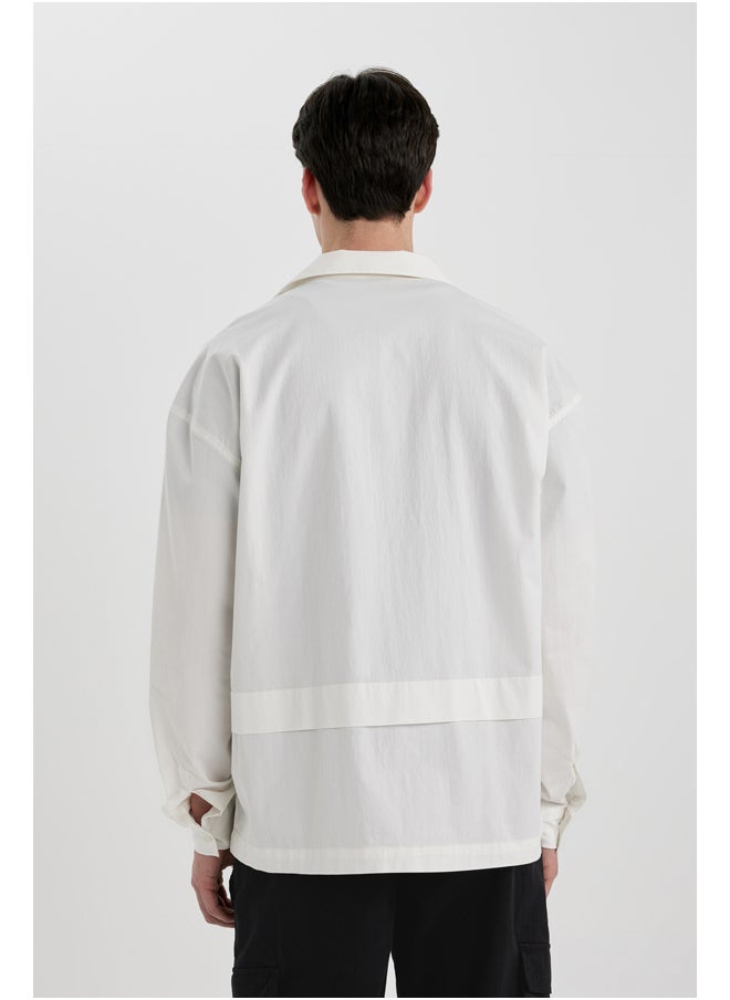 DeFacto - Man Oversize Fit Woven Long Sleeve Shirt - Image 1