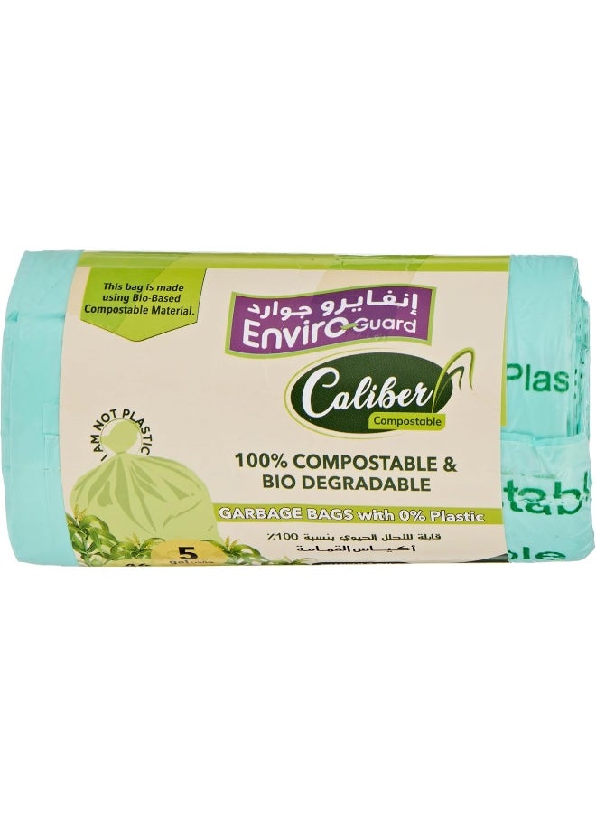 Enviro Guard - Caliber Compostable Corn Trash Bag 1 Roll - Image 1