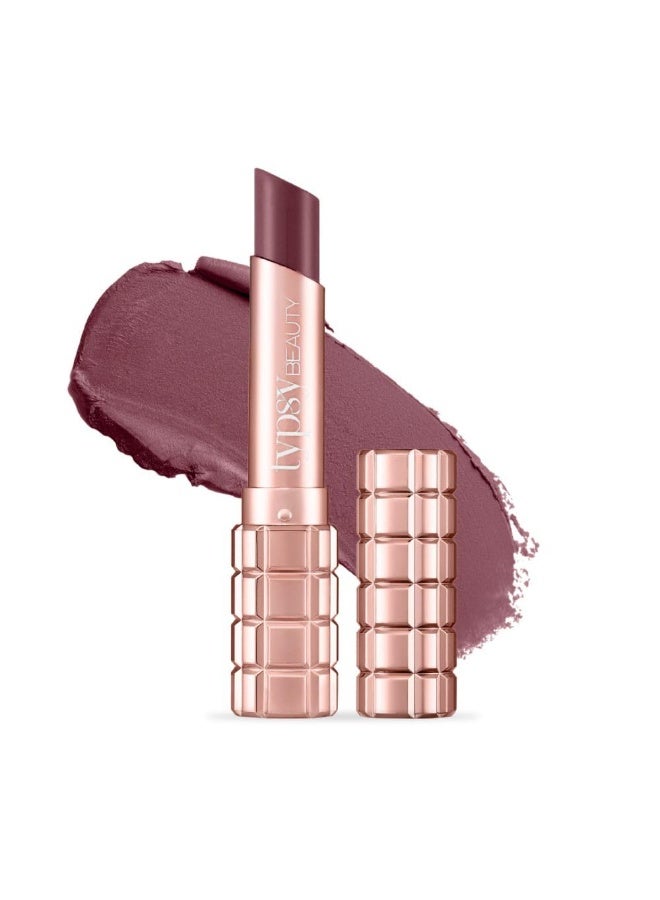 Typsy Beauty Cocoa Peptide Velvet Matte Lipstick | 8hr Wear, Soft Blur Finish, Lightweight Texture, Hydrating Nude Lipstick| Mocha Mauve Deep 09 | Cocoa Peptides | Vegan & Paraben-Free 3.5g - Image 1