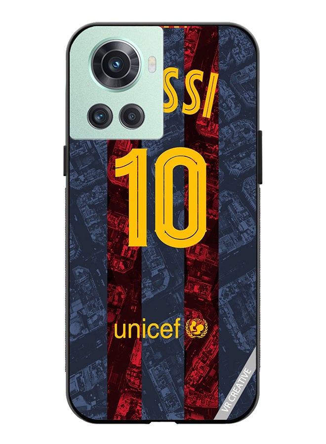 VR CREATIVE Protective Case Cover For OnePlus 10R Messi Design Multicolour - Image 1