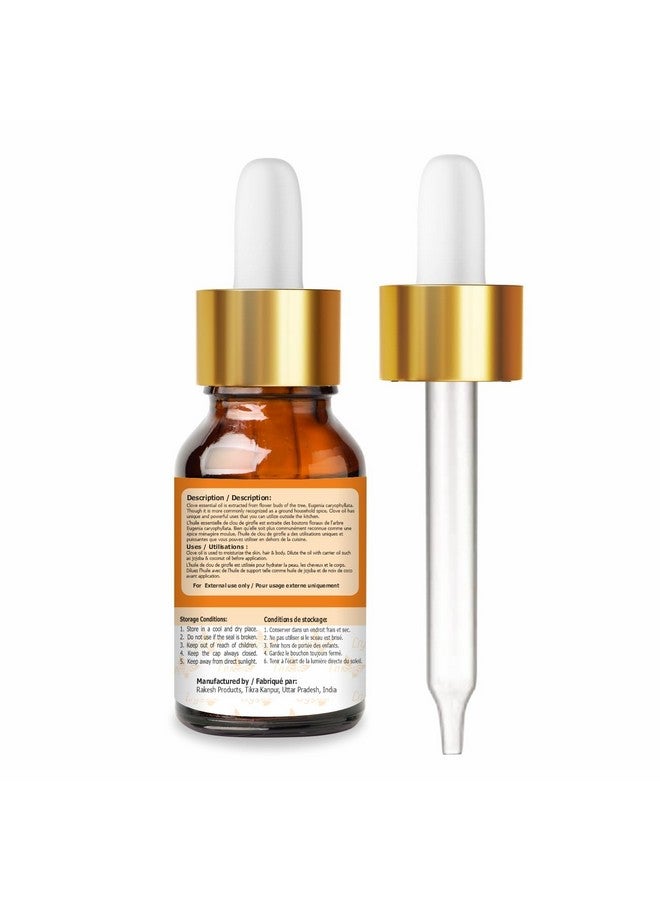 CRYSALIS Clove (Syzygium Aromaticum) Oil|100% Pure & Natural Undiluted Essential Oil Organic Standard For Skin & Haircare|Calming Properties, Eases Headaches, Reduces Aging Signs, Sound Sleep 30Ml - Image 2