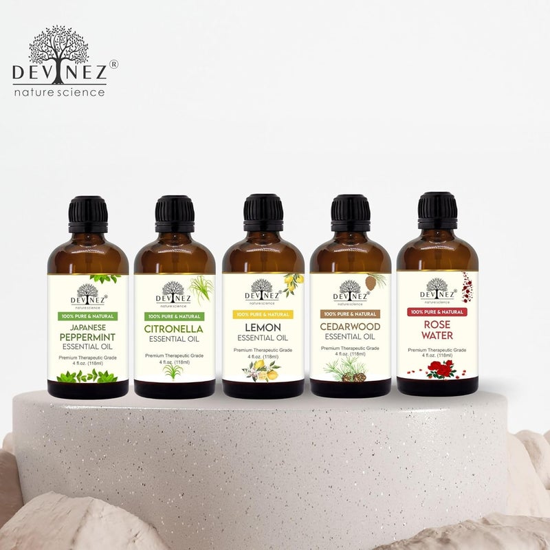 Devinez Devinez Aloe Vera Cold Pressed Oil with Premium Lotion Pump Therapeutic Grade 100 Pure Natural Oil for Glowing Skin Body Hair Face Moisturizer Massage and Aromatherapy 118 ml  - Image 5