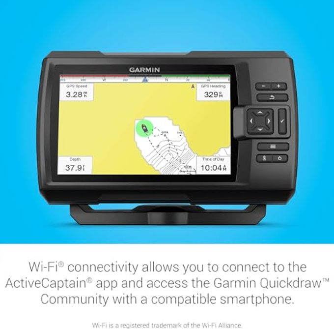 GARMIN Striker Vivid 7Cv, U.S. With Gt20-Tm Transducer Easy-To-Use 7-Inch Color Fishfinder And Sonar Transducer, Vivid Scanning Sonar Color Palettes (010-02552-00) - Image 2