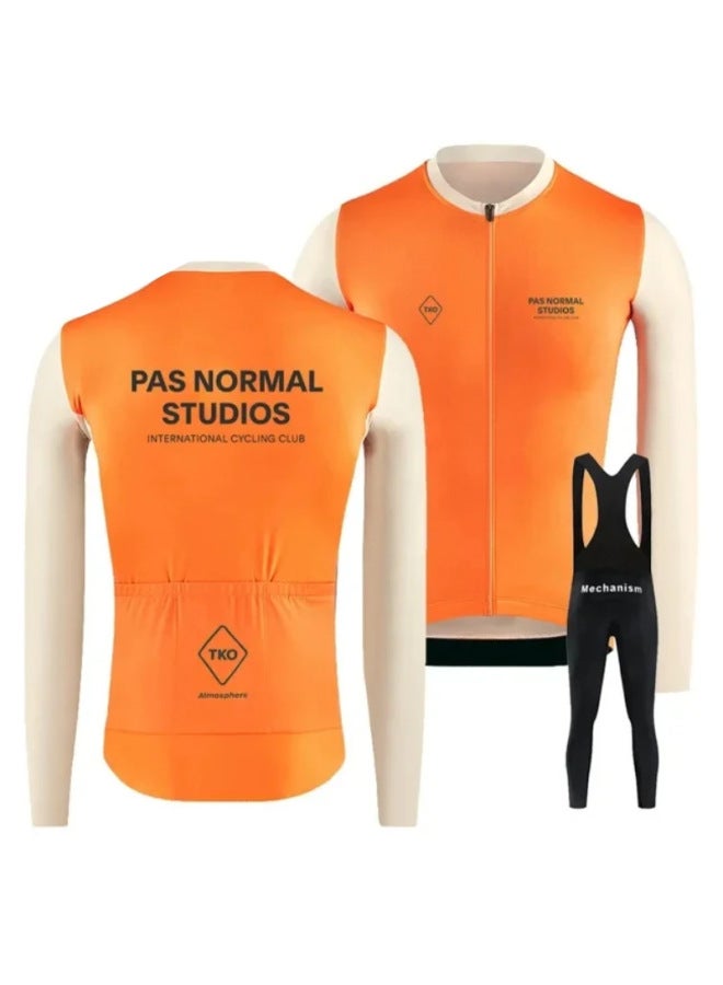 Fashion Pas Quick-dry Breathable Long-sleeve Overalls Bicycle Riding Suit Children's Karting Suit Speed Skating Suit