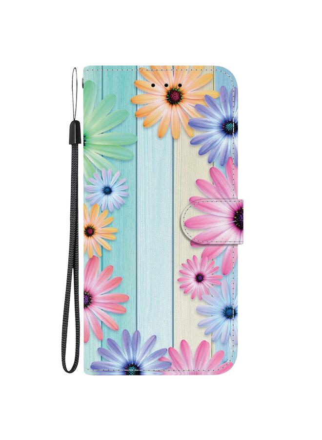 S-TOP Case For Samsung Galaxy S21 Ultra 5G Crystal Texture Colored Drawing Leather Phone Case - Image 2