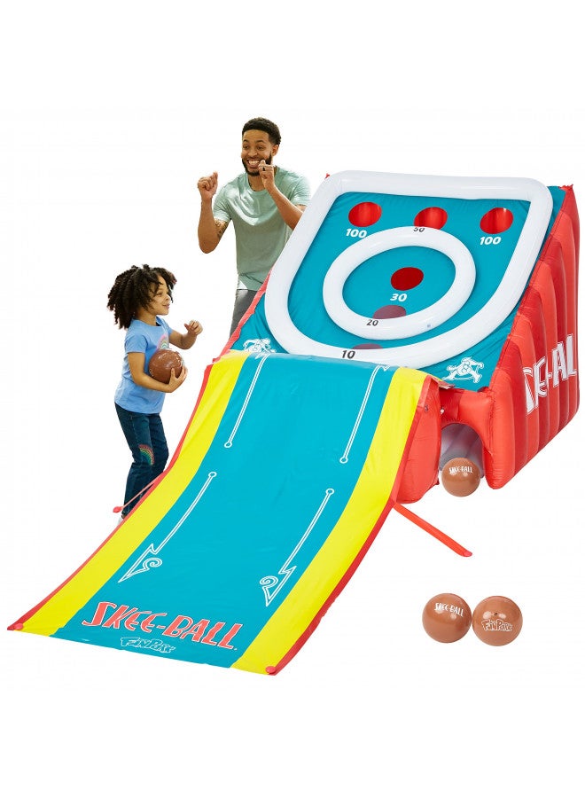 Flybar Skee-Ball Game for Kids and Adults, Giant Inflatable Game, 11 Feet Long, includes 4 Balls and Electric Air Pump, Indoor and Outdoor Games for Adults and Family, Skee-Ball Arcade Game for Home, Toys - Image 2