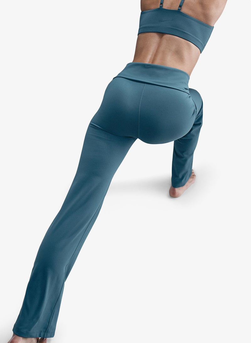 نايكي بنطلون رياضي فضفاض بخصر عالٍ بتصميم دراي فيت - Image 4