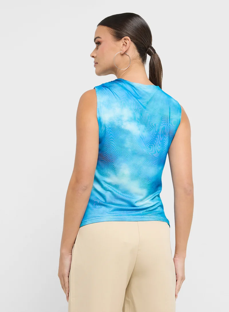 جينجر Wide Strap Sports Bra With Back Clasp