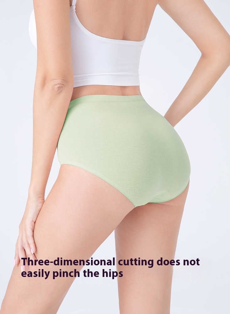 6-Piece Cotton Bikini Breathable Panties Low Waist Fashionable Ladies Panties