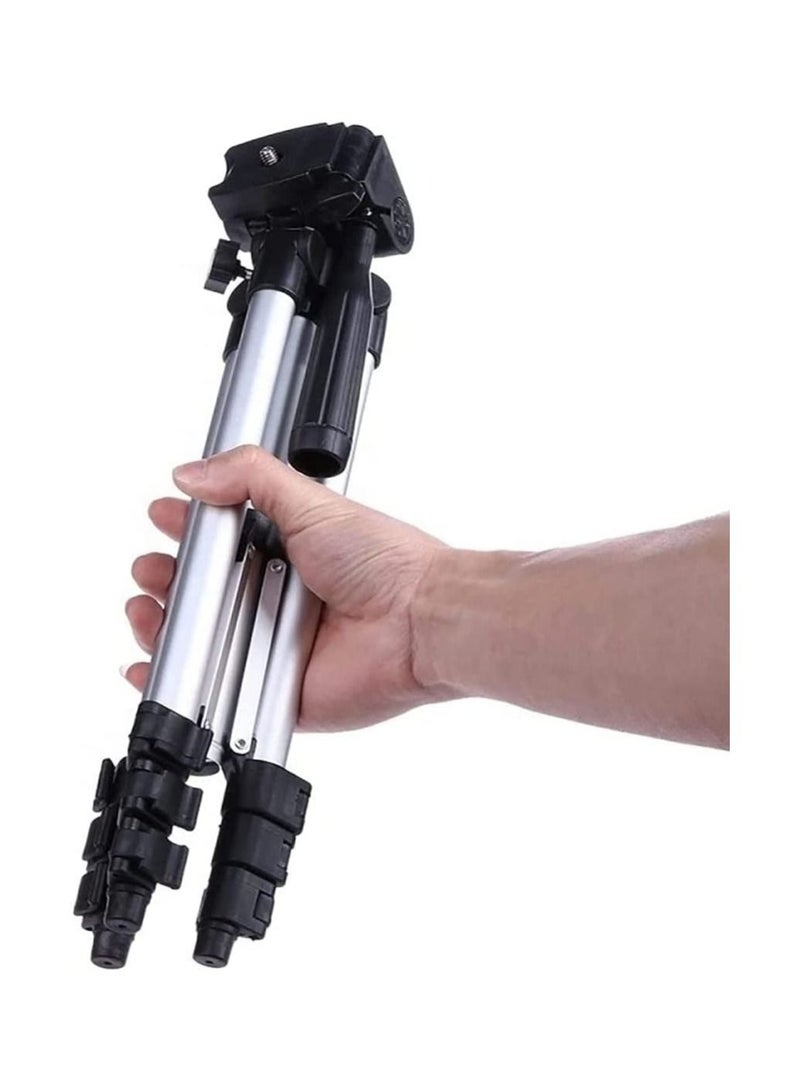 Foldable Camera Tripod Stand With Mobile Clip 150g Black 3110 - Image 3