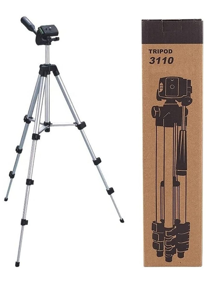 Foldable Camera Tripod Stand With Mobile Clip 150g Black 3110 - Image 1