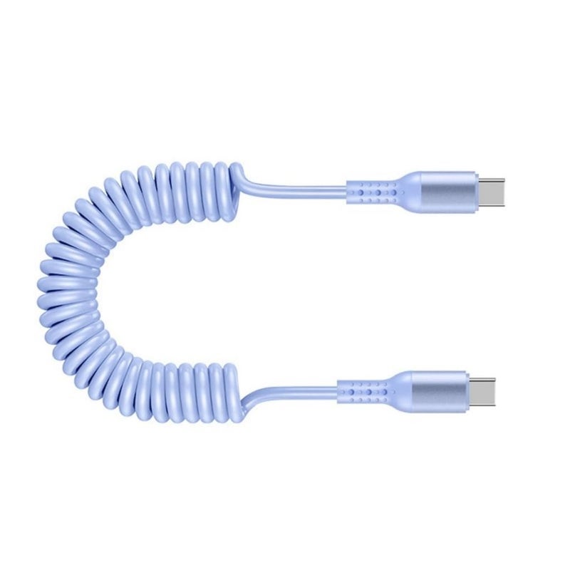 كابل USB C إلى USB C قابل للتمديد، للشحن السريع ونقل البيانات، مع موصلات ذكرية للأجهزة اللوحية والهواتف - Image 5
