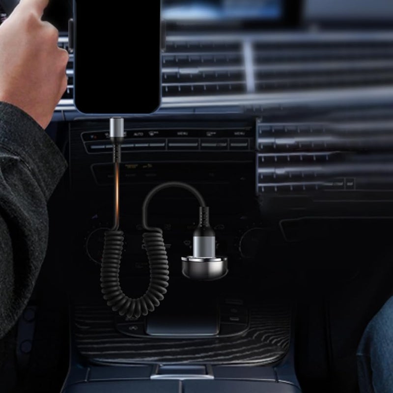 كابل USB C إلى USB C قابل للتمديد، للشحن السريع ونقل البيانات، مع موصلات ذكرية للأجهزة اللوحية والهواتف - Image 2