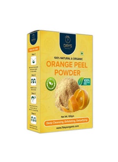 7 Days Orange Powder Face Pack For Skin Whitening Glowing Oil Acne Control 100G  - Image 1