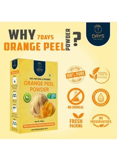 7 Days Orange Powder Face Pack For Skin Whitening Glowing Oil Acne Control 100G  - Image 5