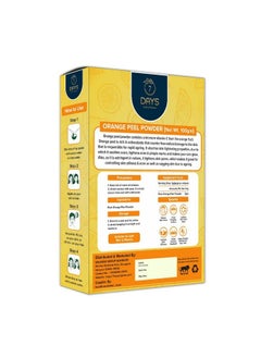 7 Days Orange Powder Face Pack For Skin Whitening Glowing Oil Acne Control 100G  - Image 3