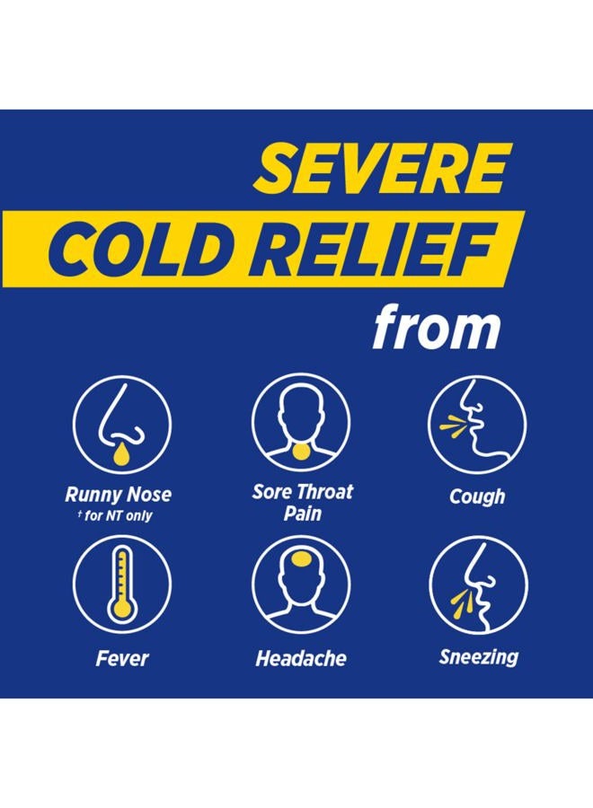 Theraflu Combo Daytime and Nighttime Severe Cold Relief Honey Lemon Flavor Powder_ and Daytime Severe Cold Relief Berry Burst Flavor Powder, _6 Daytime + 6 Nighttime, and 6 Berry Burst Powder Packets - Image 2