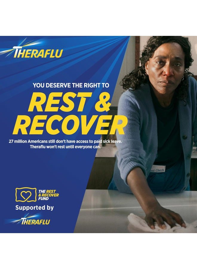 Theraflu Combo Daytime and Nighttime Severe Cold Relief Honey Lemon Flavor Powder_ and Daytime Severe Cold Relief Berry Burst Flavor Powder, _6 Daytime + 6 Nighttime, and 6 Berry Burst Powder Packets - Image 5