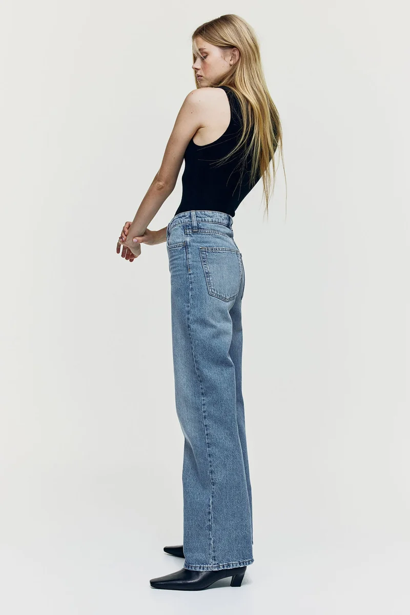 H&M Wide Ultra High Jeans