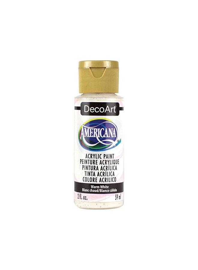 DecoArt Americana Acrylic Paint, 2-Ounce, Warm White - Image 1
