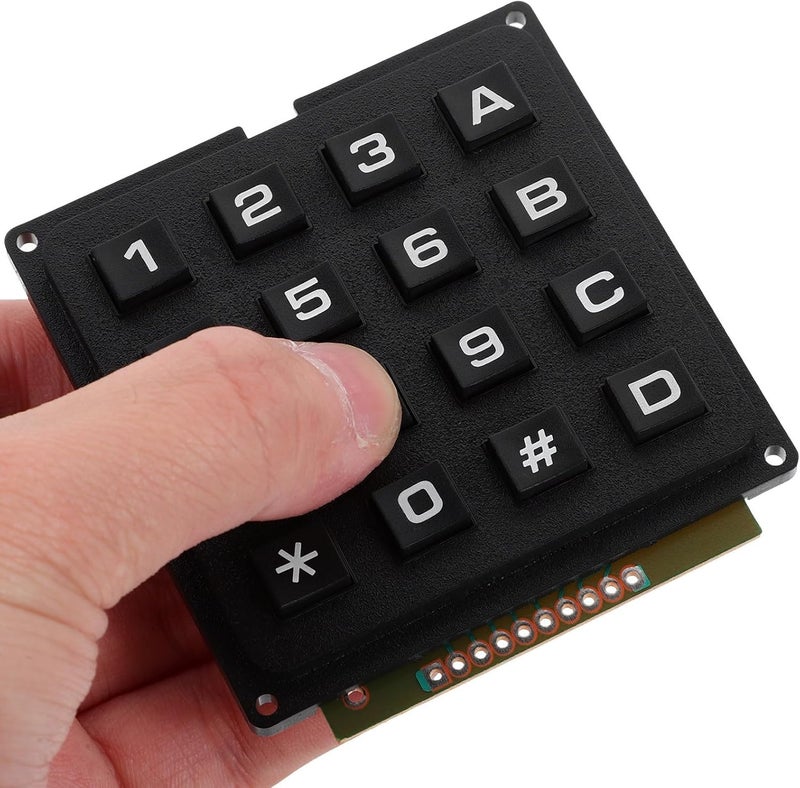Matrix Array Keypad Button Module 4x4 16-Key Microcontroller Keyboard Mat for Electronics Control and DIY Projects - Image 4